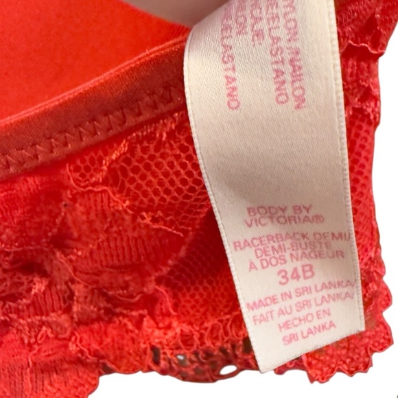 🌹𝐁𝐎𝐃𝐘 𝐁𝐘 𝐕𝐈𝐂𝐓𝐎𝐑𝐈𝐀 𝐑𝐀𝐂𝐄𝐑𝐁𝐀𝐂𝐊 𝐃𝐄𝐌𝐈 𝐑𝐄𝐃 𝐏𝐋𝐀𝐂𝐄 𝐅𝐑𝐎𝐍𝐓 𝐂𝐋𝐎𝐒𝐔𝐑𝐄 𝐁𝐑𝐀 - Picture 3 of 4